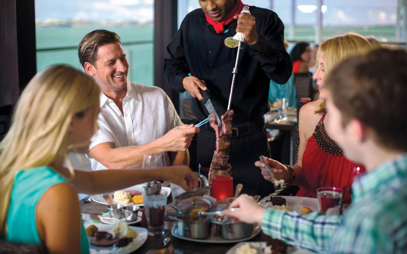 Moderno Churrascaria — Brazilian steakhouse with tableside carving