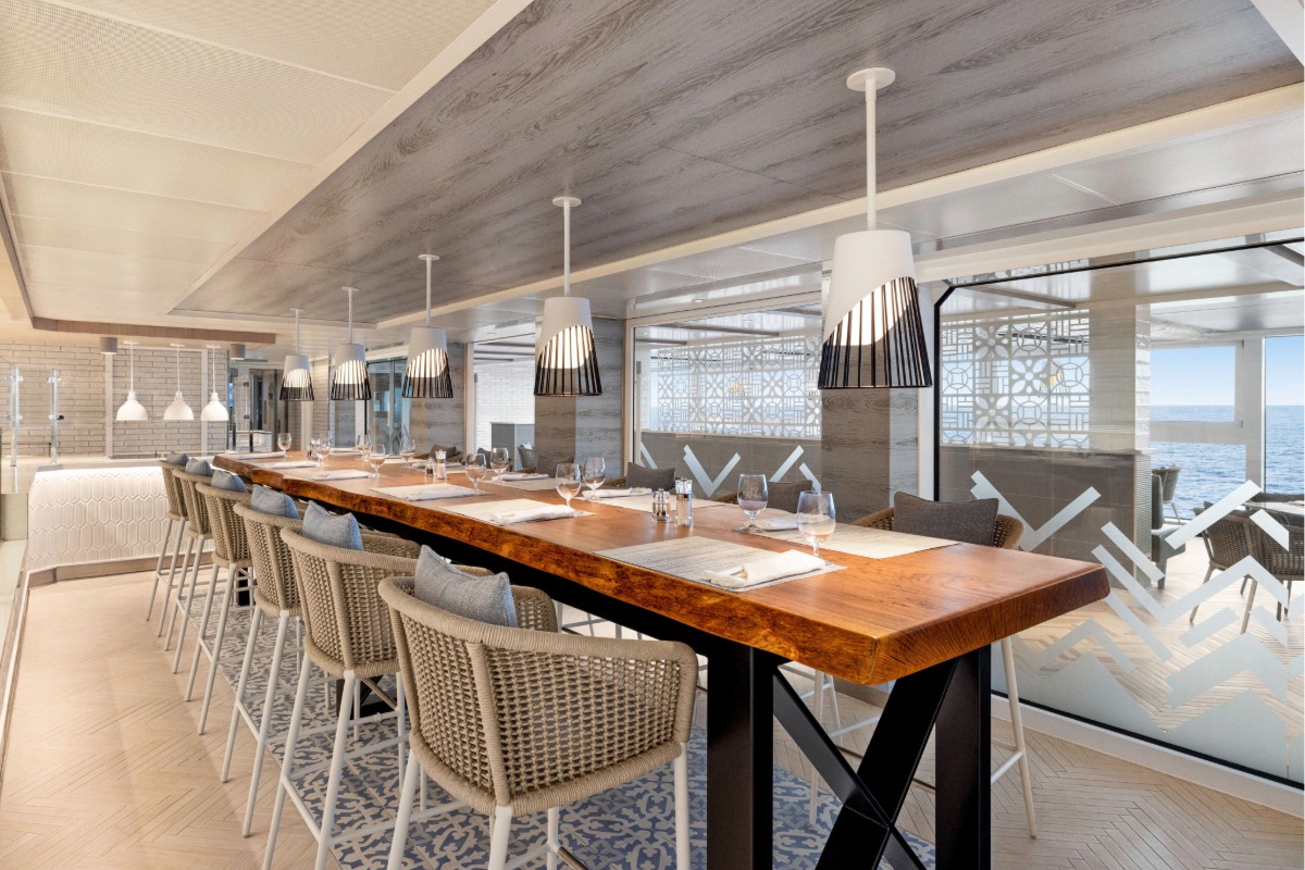 Aquamar Kitchen wellness dining aboard Oceania Cruises Vista