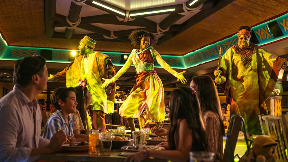 Pride Lands Feast of the Lion King dining on Disney Destiny