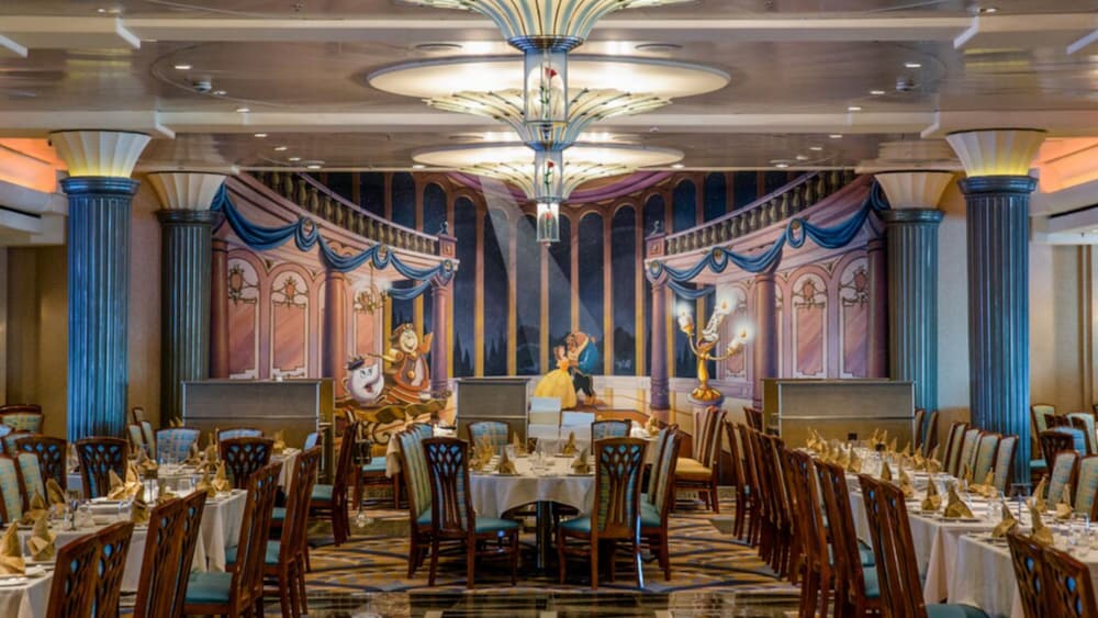 Lumiere's restaurant on Disney Magic